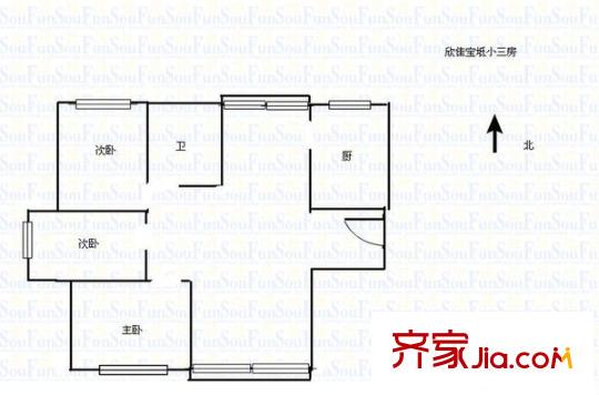 欣佳宝邸(未满三年动迁房) 0室 户型图