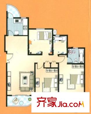 名都新城 0室 户型图