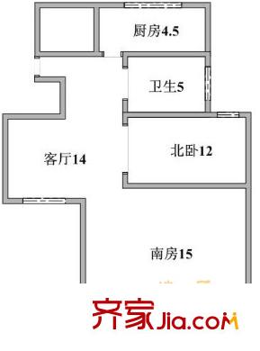 上海 平阳三村 户型图