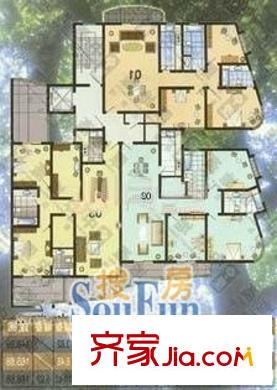 上海 艺术公寓 户型图