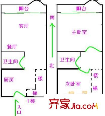 上海 金汇鸿锦苑 户型图