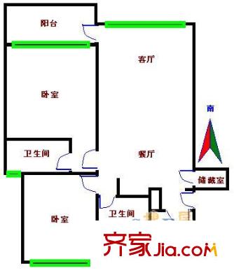 上海 金汇鸿锦苑 户型图
