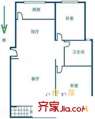 上海 虹华苑 户型图