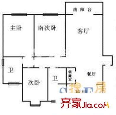 上海 星河景苑 户型图
