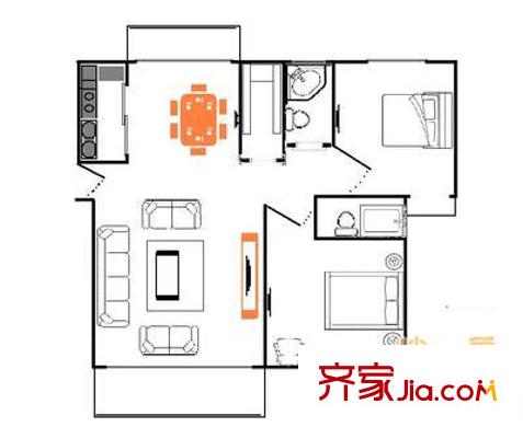 上海 星河景苑 户型图