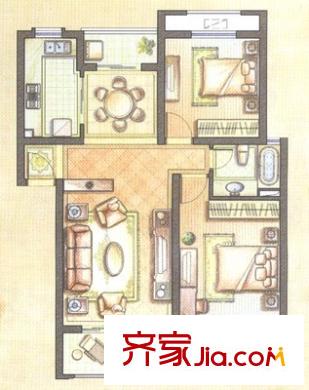 上海 星河景苑 户型图