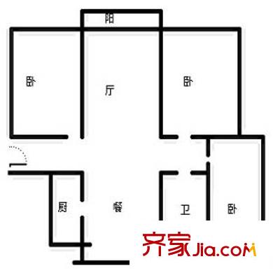 上海 桃浦五村 户型图