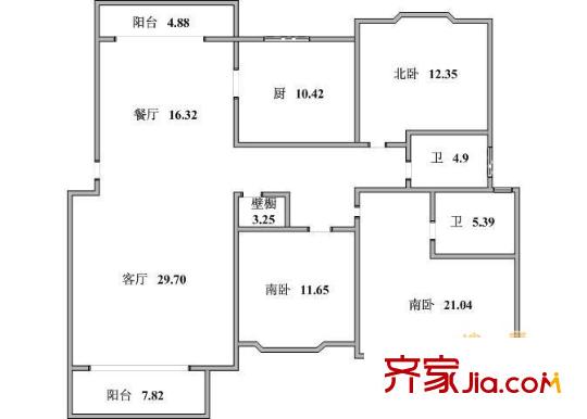 上海 江南苑 户型图