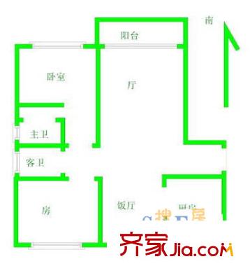 上海 金色碧云(罗山花苑二期) 户型图