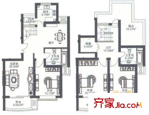 上海 精文城上城 户型图