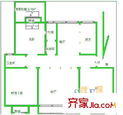 上海 景江苑 户型图