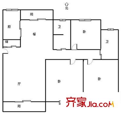 锦绣一方户型图