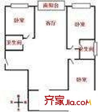 上海 晨光公寓 户型图