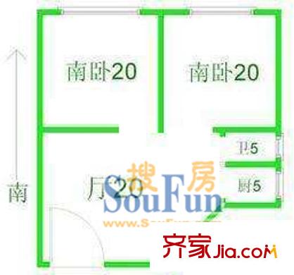 上海 晨光公寓 户型图