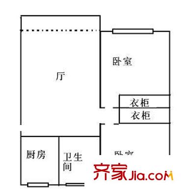 上海 龙柏公寓 户型图
