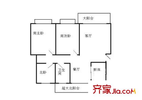上海 申雅苑 户型图