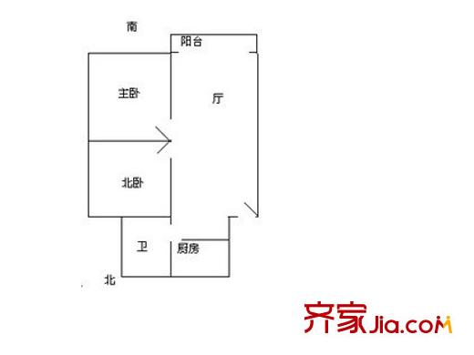 江苏路186弄小区户型图上海 江苏路186弄 户型图 2室1厅1卫1厨