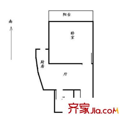江苏路186弄小区户型图上海 江苏路186弄 户型图 1室1厅1卫1厨