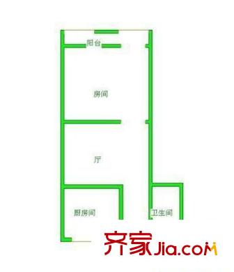 瑞和苑 1室 戶型圖