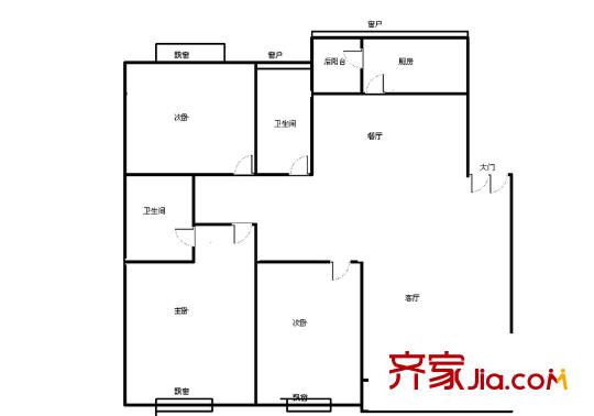 上海 水景豪園 戶型圖