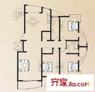 上海 水景豪園 戶型圖