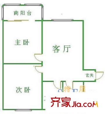 上海 新德佳苑 戶型圖
