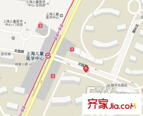 東方匯景苑交通圖