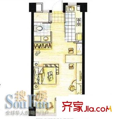 上海 万科朗润园 户型图