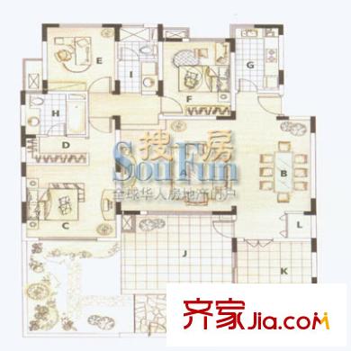 上海 万科朗润园 户型图