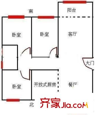住友名人苑 0室 戶型圖