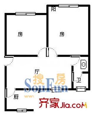 上海 羅山六村 戶型圖