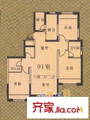 上海 越秀苑 户型图