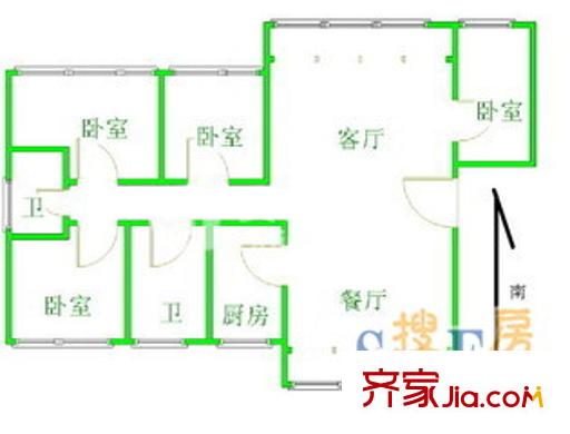 上海 冠生園東方佳苑 戶型圖