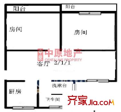 梅花路768弄小區(qū)戶型圖 戶型圖 2室1廳1衛(wèi)1廚