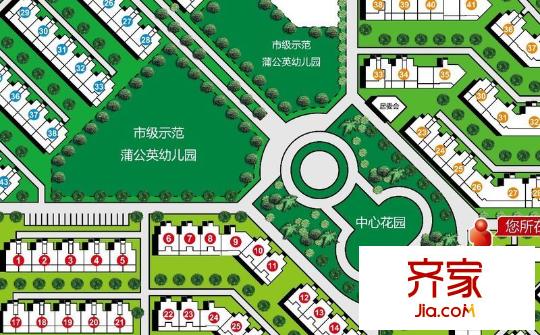 金橋灣清水苑外景圖平面圖
