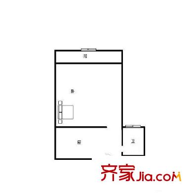 金浦小區(qū)(塘橋)戶型圖金浦小區(qū)（塘橋） 1室 戶型圖 1室1廳1衛(wèi)1廚
