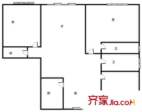 高東馨苑戶型圖戶型圖 3室2廳2衛(wèi)1廚