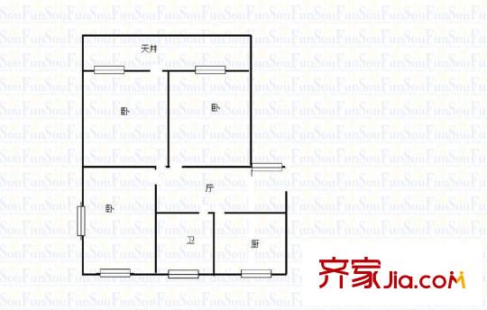 富特三村 0室 戶型圖