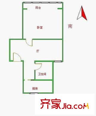 上海 航华三村三街坊 户型图