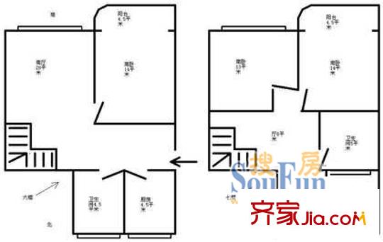 上海 恒大星級公寓 戶型圖