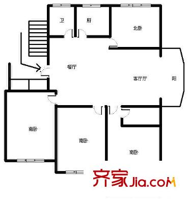 紫竹馨苑戶型圖戶型圖 4室2廳2衛(wèi)1廚