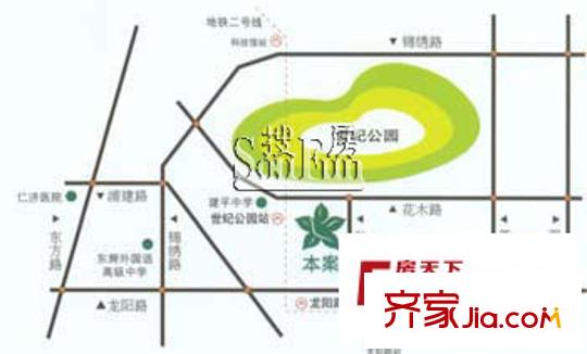 四季全景臺交通圖