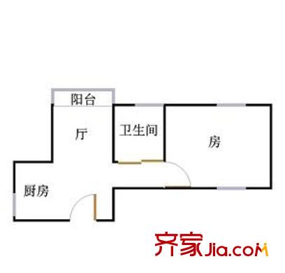 上海 金橋酒店公寓 戶型圖