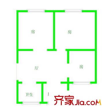 上海 金橋酒店公寓 戶型圖