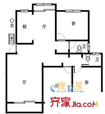 上海 瀚龍苑 戶型圖