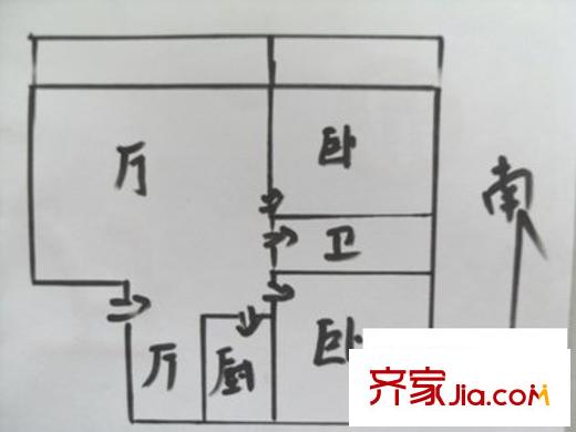 長(zhǎng)青教師大樓 2室 戶(hù)型圖