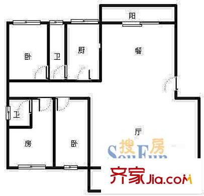 上海 华苑大厦 户型图