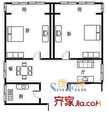 上海 华苑大厦 户型图