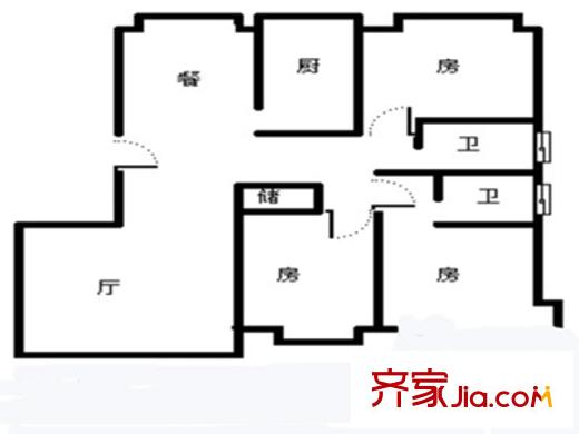 上海 陸家嘴峰會(huì) 戶型圖