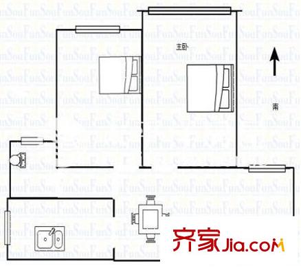 陸家嘴峰會 5室 戶型圖